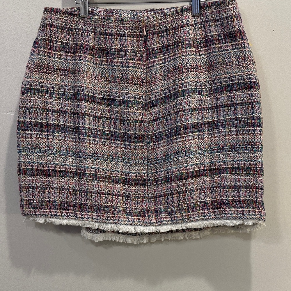 Anthropologie Hutch Multicolor Tweed Skirt. New with Tags. Size 12. - Picture 7 of 13